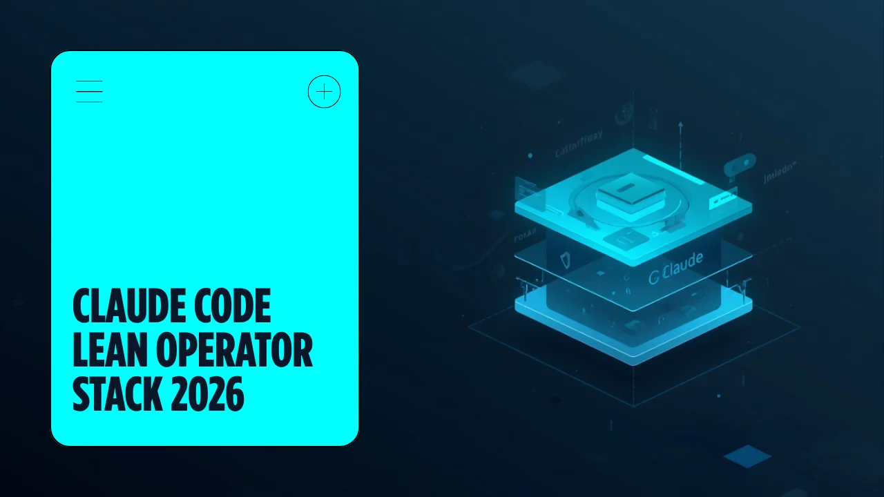 How Claude Code Fits Into a Lean Operator Stack That Is Not Just for Developers