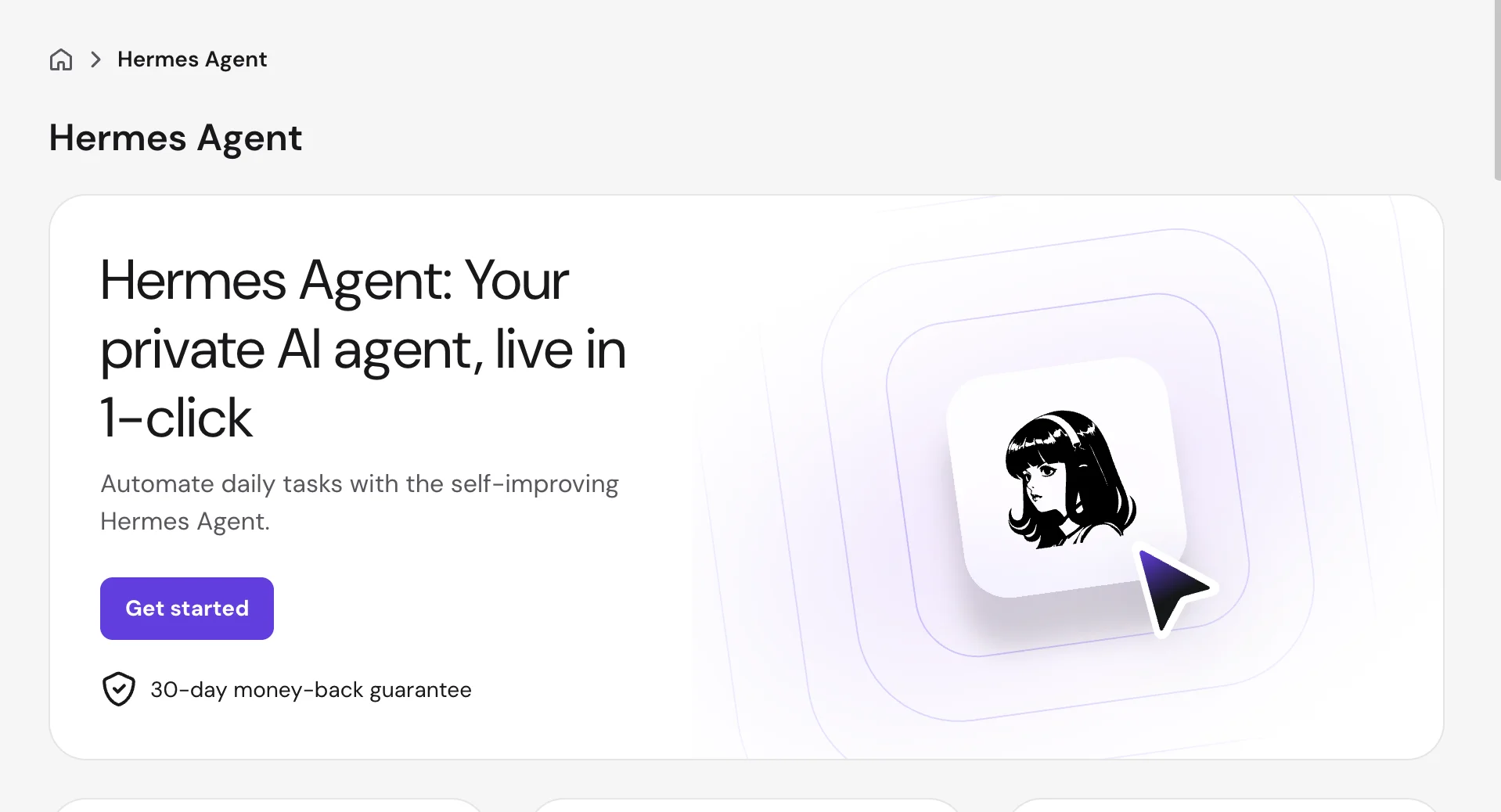 Hermes Agent on Hostinger — 1-click deploy, 30-day money-back guarantee