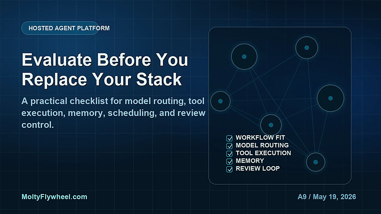 How to Evaluate a Hosted Agent Platform Before Replacing Your Stack